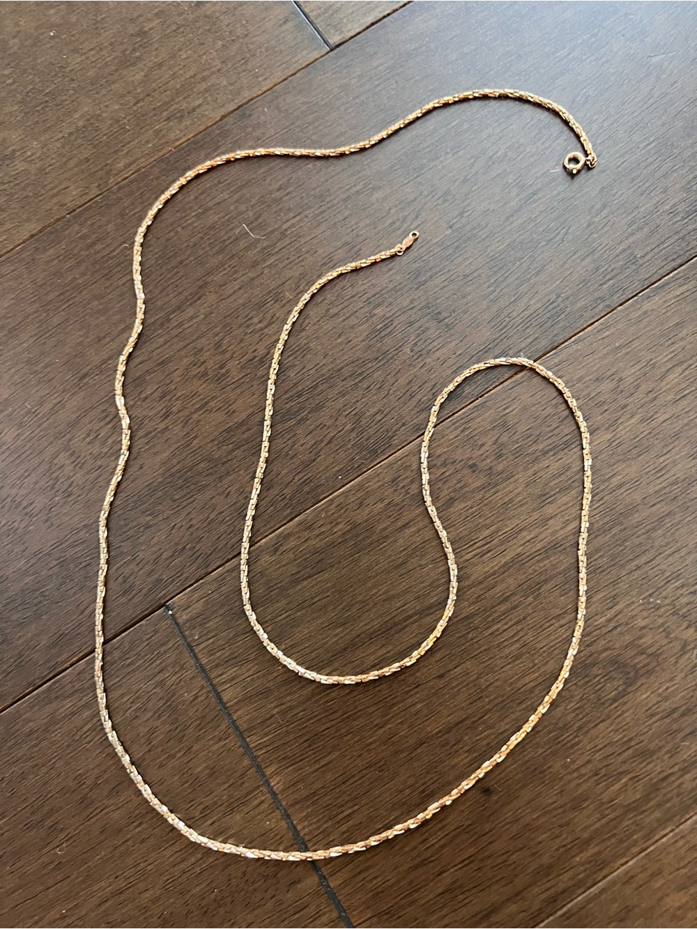 Long Vintage Gold-Tone Women’s Rope Chain Necklace - 36in